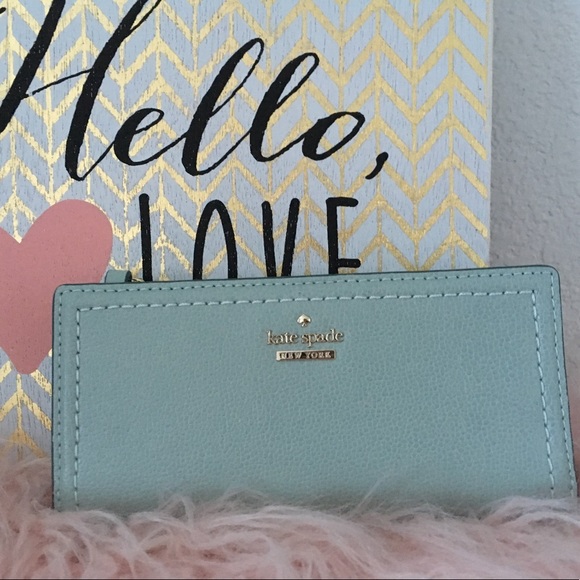 kate spade Handbags - ***Price drop***Kate Spade baby blue wallet